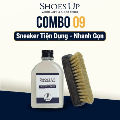 Combo Shoes Up 09: Sneaker Tiện Dụng – Nhanh Gọn, Hiệu Qủa Cho Giày Luôn Sạch